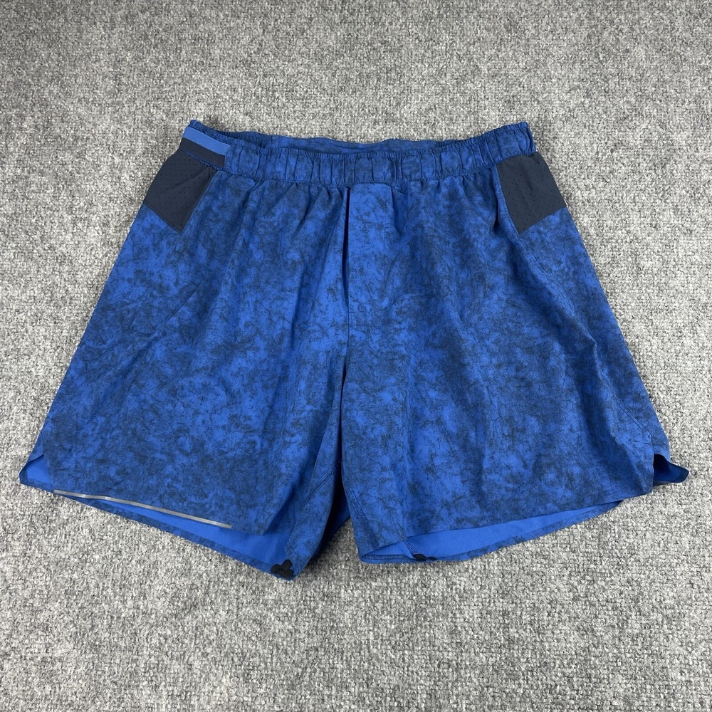lululemon athletica Blue Athletic Shorts with liner